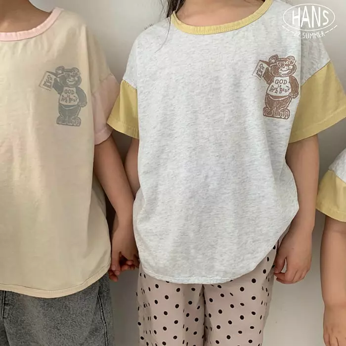 Han's - Korean Children Fashion - #kidsstore - Bear Tee - 7