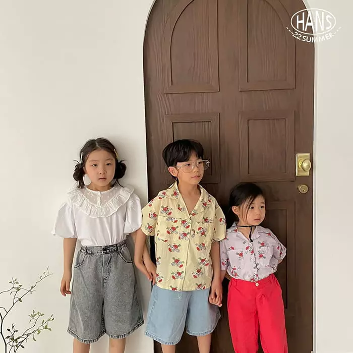 Han's - Korean Children Fashion - #Kfashion4kids - Rose Shirt - 4
