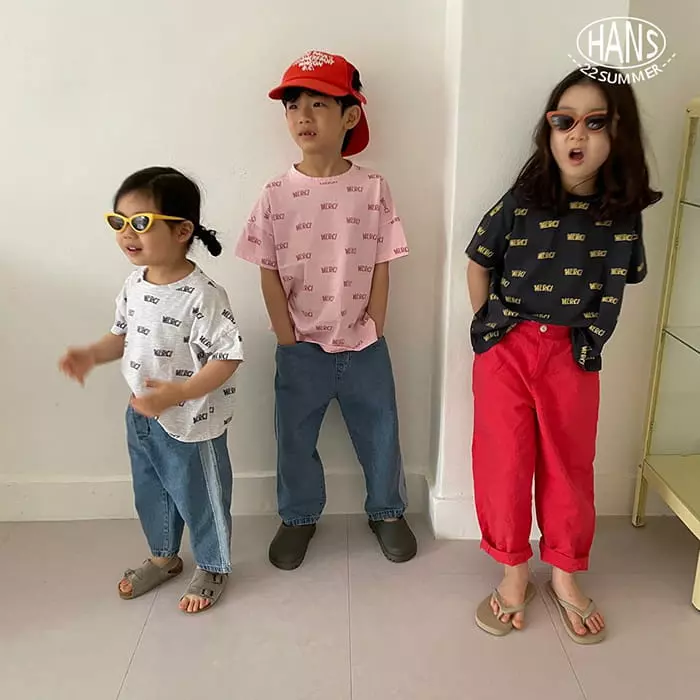 Han's - Korean Children Fashion - #littlefashionista - Merci Tee - 11