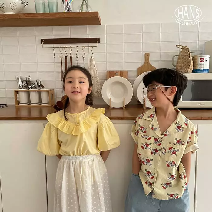 Han's - Korean Children Fashion - #minifashionista - Rose Shirt - 6