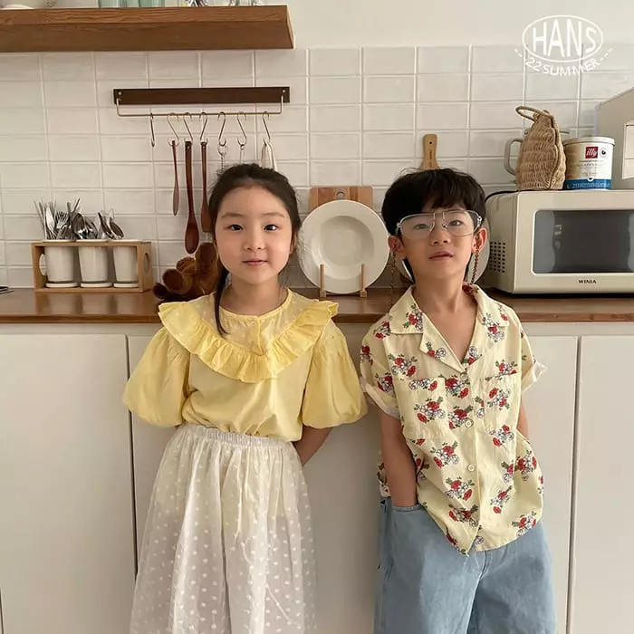 Han's - Korean Children Fashion - #stylishchildhood - Rose Shirt - 10