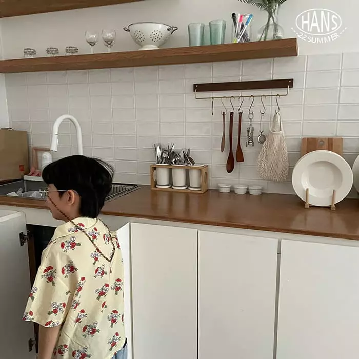 Han's - Korean Children Fashion - #todddlerfashion - Rose Shirt - 8