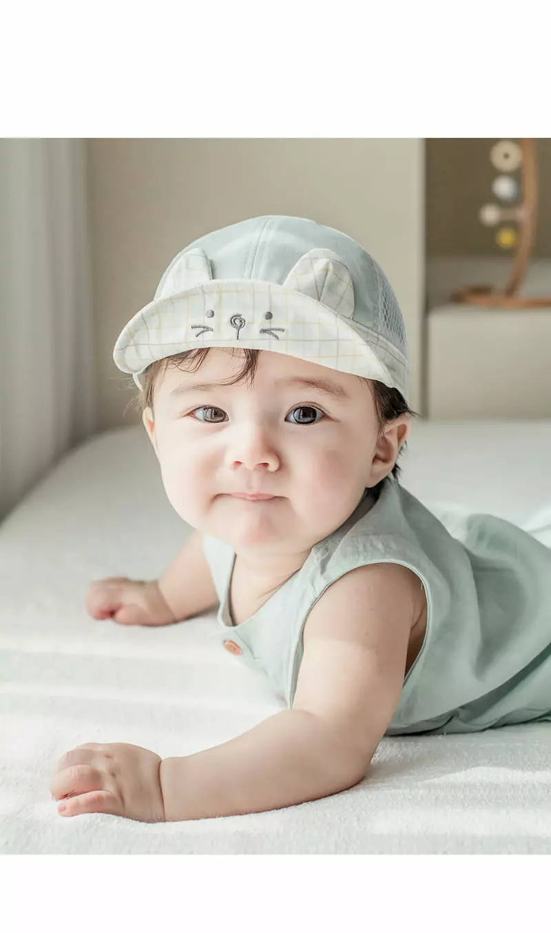 Happy Prince - Korean Baby Fashion - #babyboutiqueclothing - Hooni Summer Babay Cap - 2