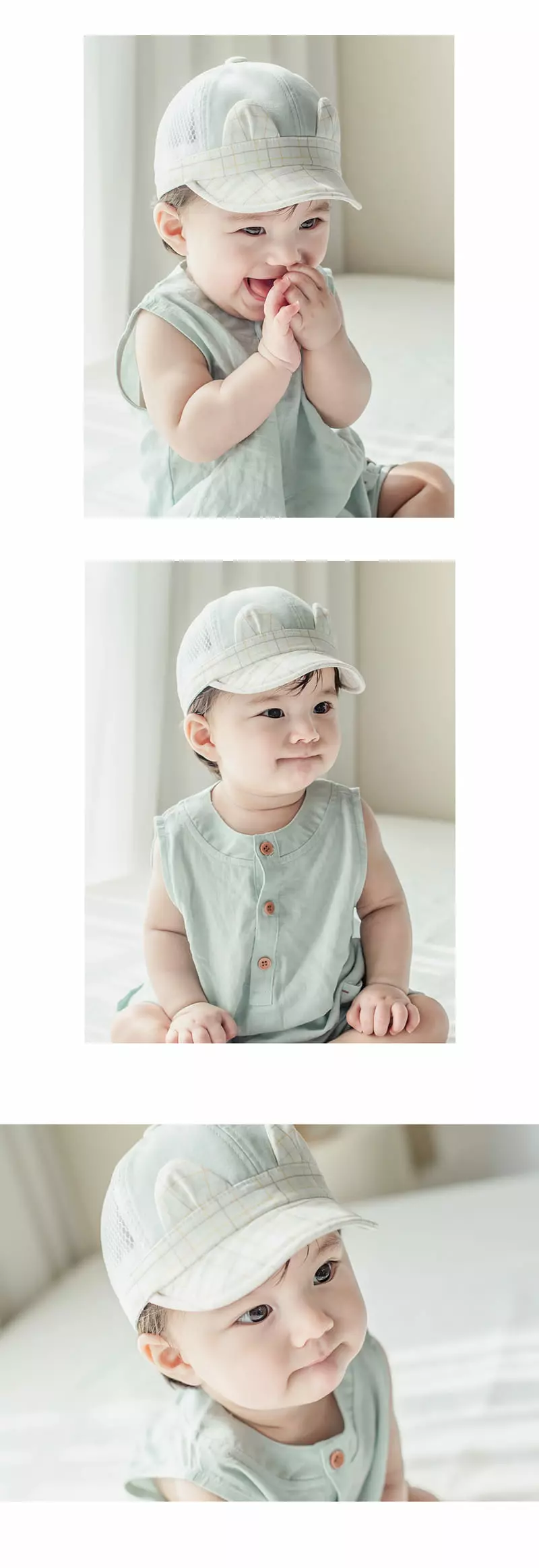 Happy Prince - Korean Baby Fashion - #babygirlfashion - Hooni Summer Babay Cap - 6