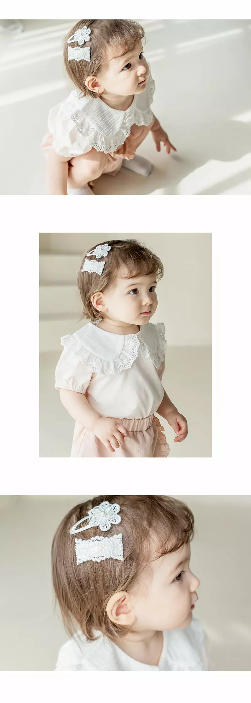 Happy Prince - Korean Baby Fashion - #babygirlfashion - Joena Baby Hairpin [set of 5] - 4
