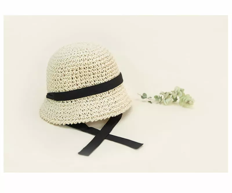 Happy Prince - Korean Baby Fashion - #babyoninstagram - Torry Babay Straw Bucket Hat - 4