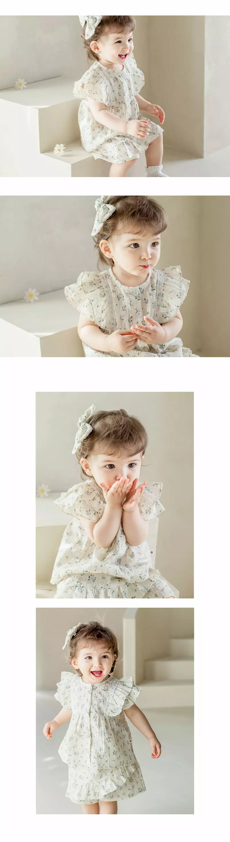 Happy Prince - Korean Baby Fashion - #babyootd - Lausanne Baby Top Bottom Set - 3