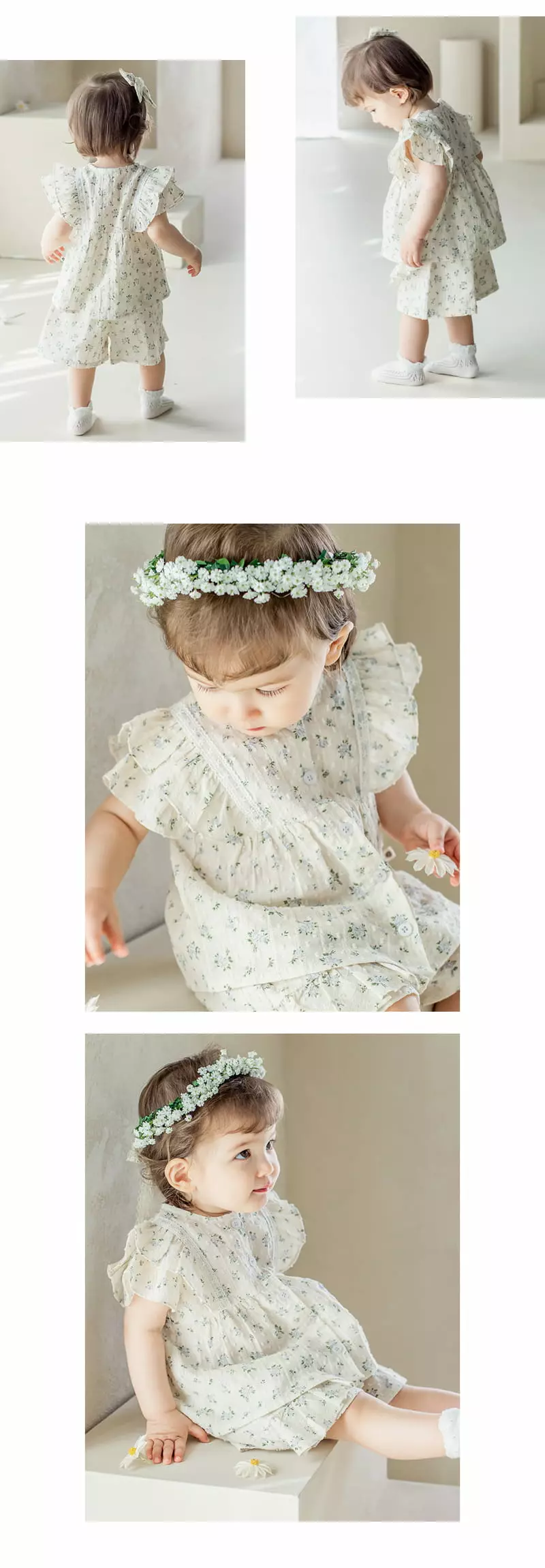 Happy Prince - Korean Baby Fashion - #babyootd - Lausanne Baby Top Bottom Set - 4