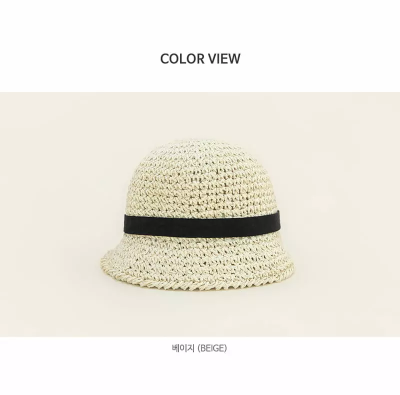 Happy Prince - Korean Baby Fashion - #onlinebabyboutique - Torry Babay Straw Bucket Hat - 8