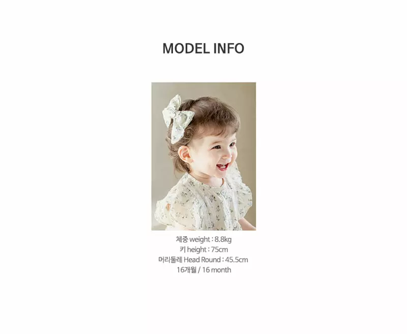 Happy Prince - Korean Baby Fashion - #onlinebabyshop - Lausanne Baby Hairpin [set of 5] - 9