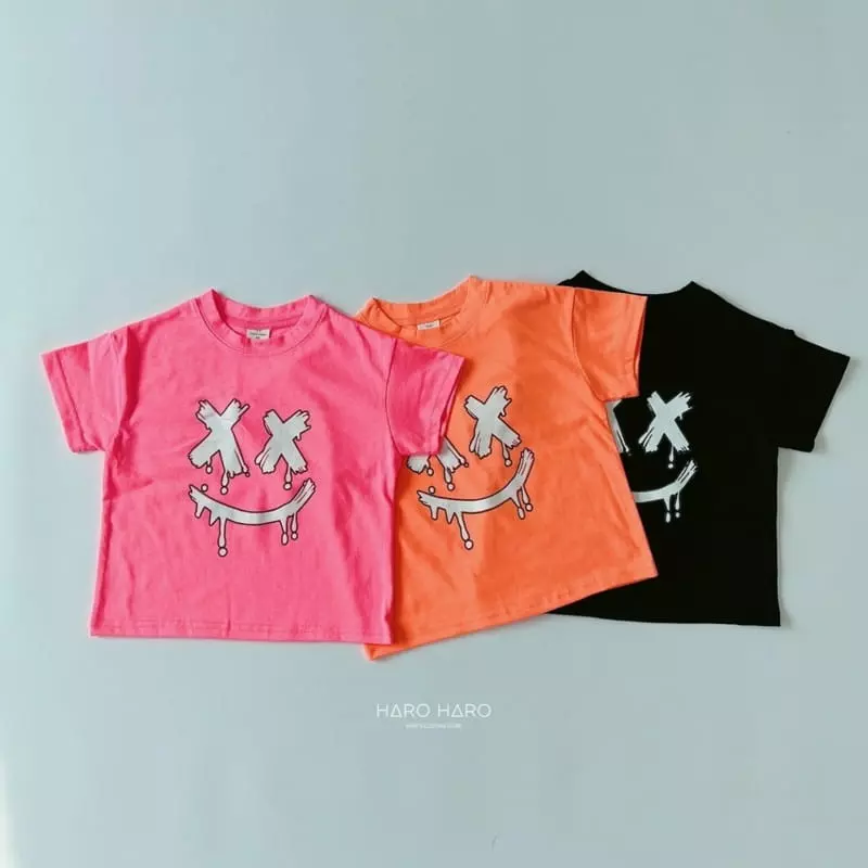 Haro Haro - Korean Children Fashion - #Kfashion4kids - XX Smile Tee - 2