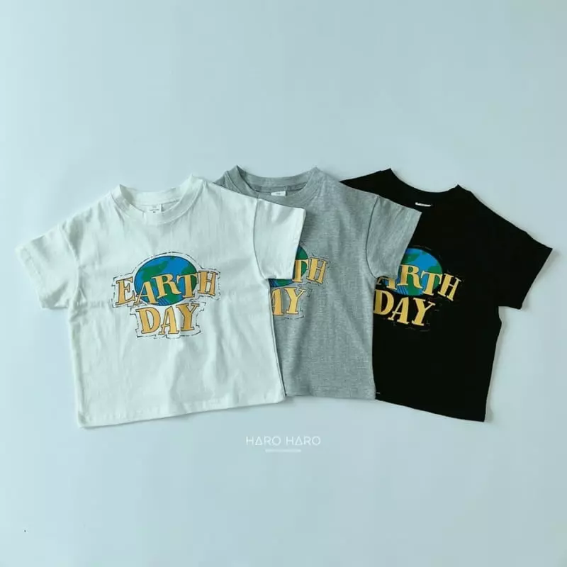 Haro Haro - Korean Children Fashion - #childofig - Earth Day Tee - 7