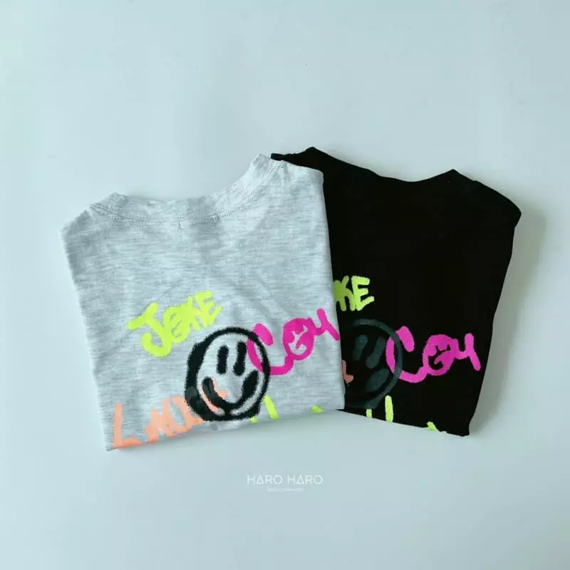 Haro Haro - Korean Children Fashion - #kidzfashiontrend - Smile Pocket Tee - 3