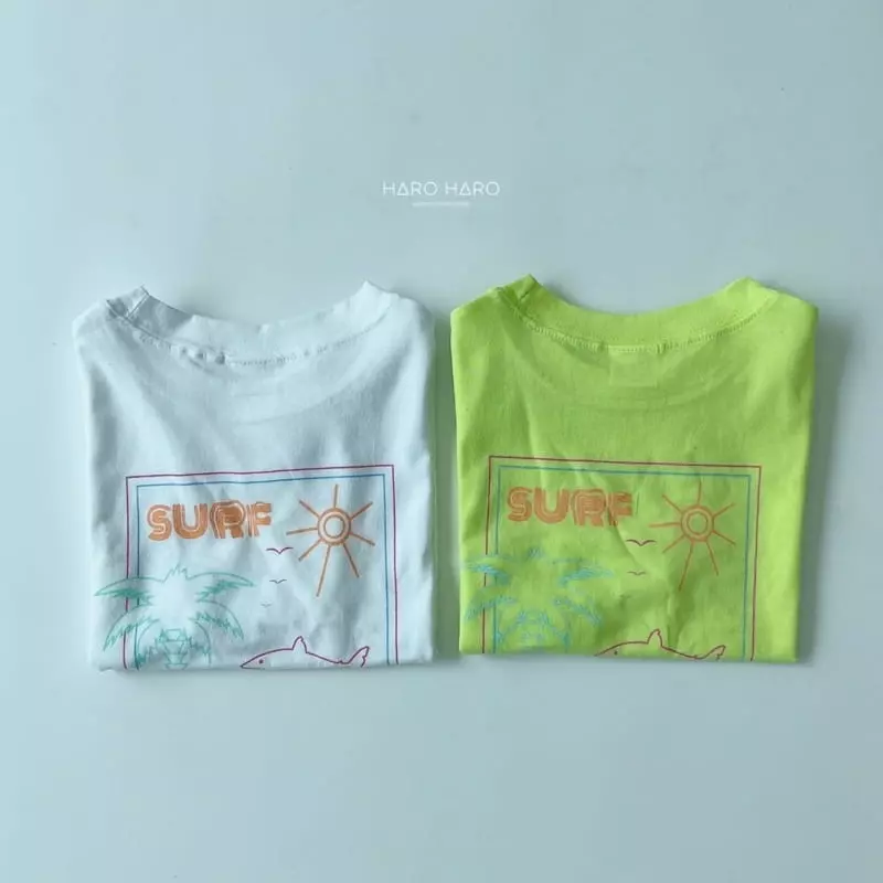 Haro Haro - Korean Children Fashion - #kidzfashiontrend - Shark Pocket Tee - 2
