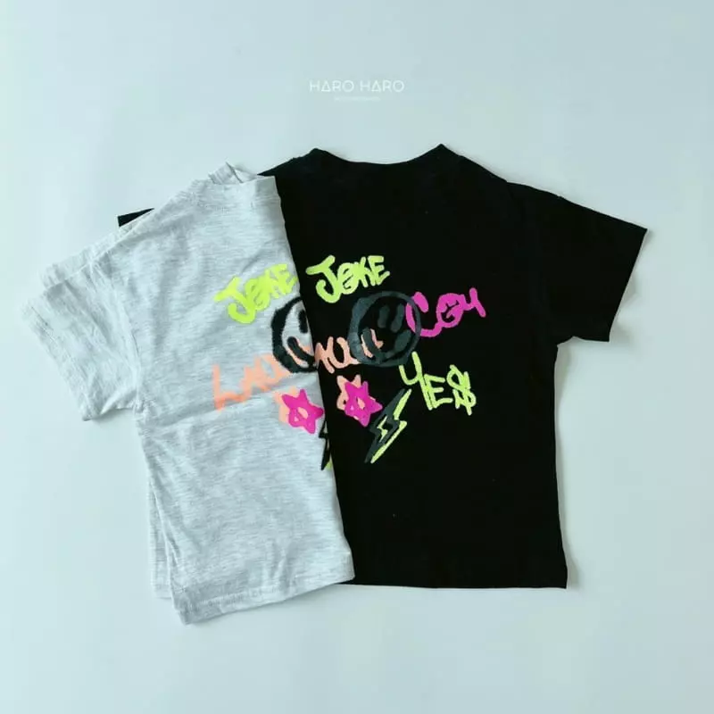 Haro Haro - Korean Children Fashion - #magicofchildhood - Smile Pocket Tee - 6