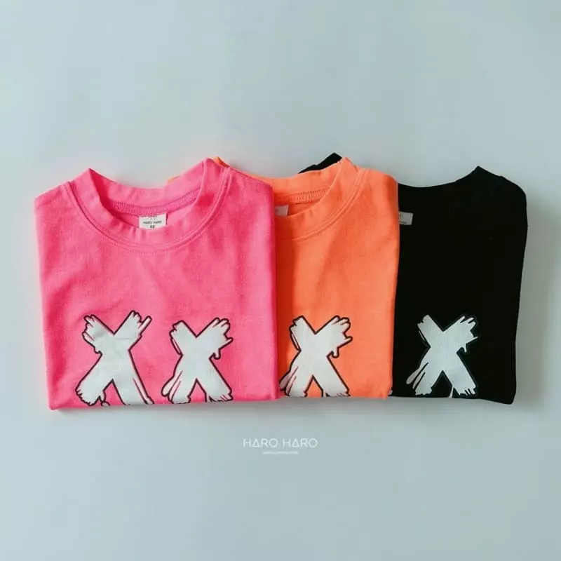 Haro Haro - Korean Children Fashion - #minifashionista - XX Smile Tee - 5