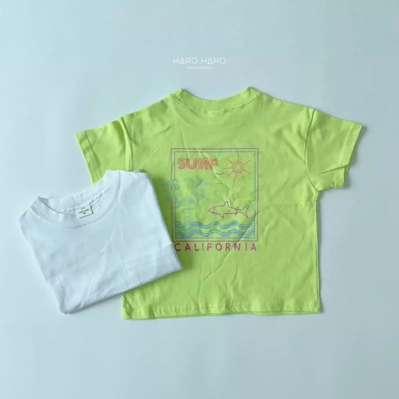 Haro Haro - Korean Children Fashion - #prettylittlegirls - Shark Pocket Tee - 7