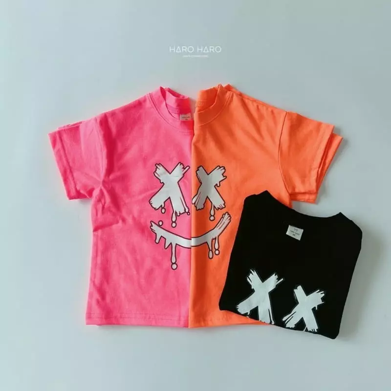 Haro Haro - Korean Children Fashion - #prettylittlegirls - XX Smile Tee - 6