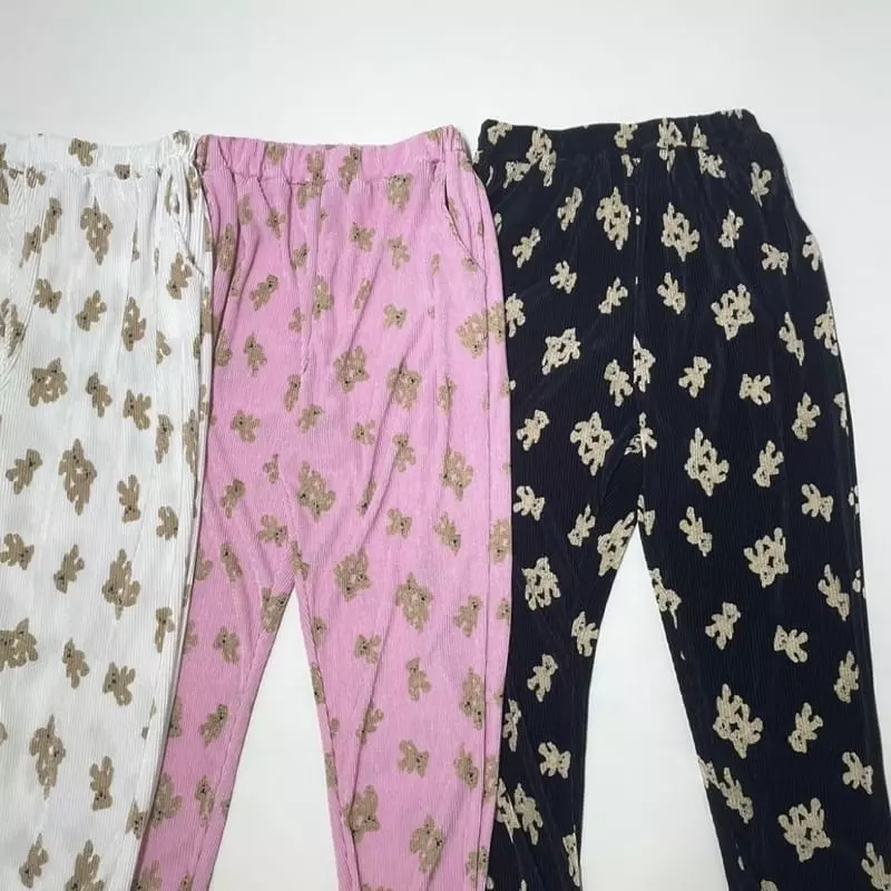 Haro Haro - Korean Women Fashion - #momslook - Bear Jogger Pants - 5
