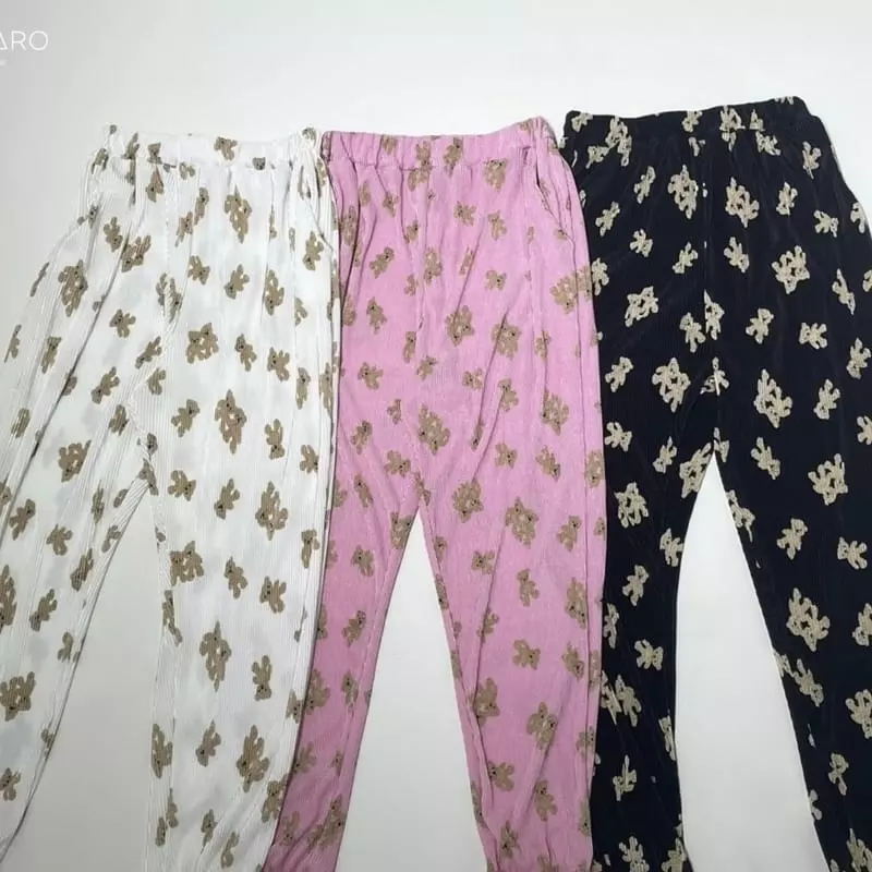 Haro Haro - Korean Women Fashion - #thelittlethings - Bear Jogger Pants - 2