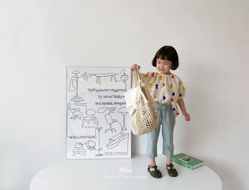 Hei - Korean Children Fashion - #Kfashion4kids - Linen Hoodle Pants - 7