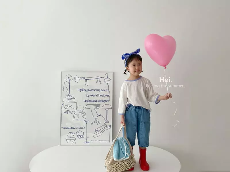 Hei - Korean Children Fashion - #stylishchildhood - Summer Capri Tee - 4