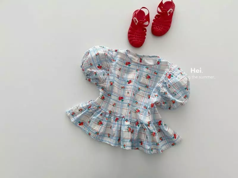 Hei - Korean Children Fashion - #childofig - Flower Blouse - 5
