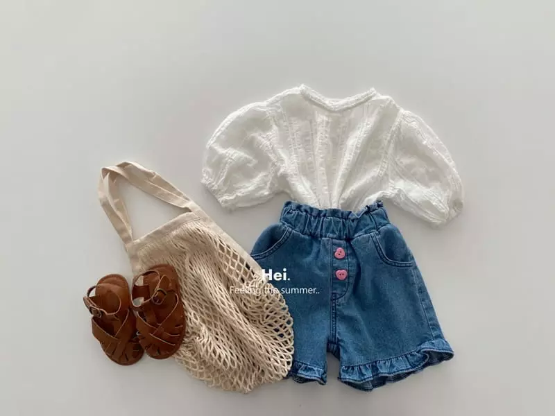 Hei - Korean Children Fashion - #childofig - White Blouse - 5