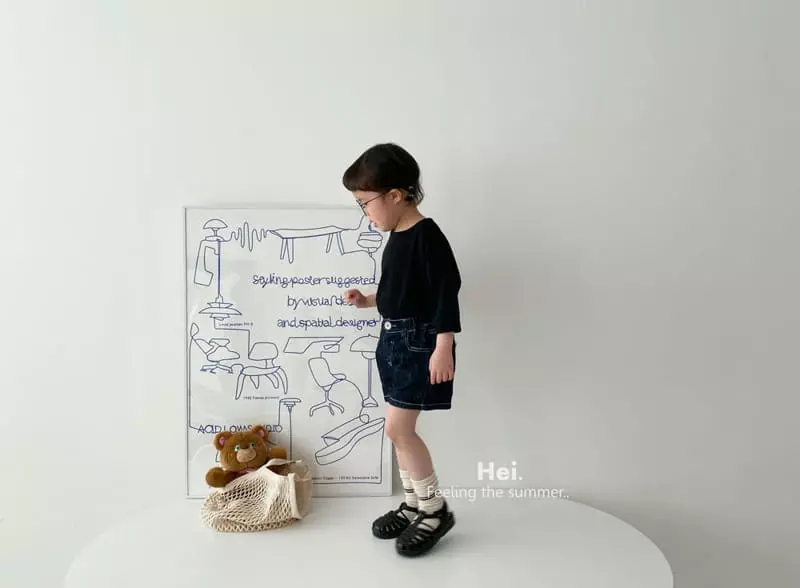Hei - Korean Children Fashion - #designkidswear - Summer Capri Tee - 6