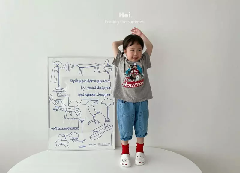 Hei - Korean Children Fashion - #designkidswear - Travel Tee - 5
