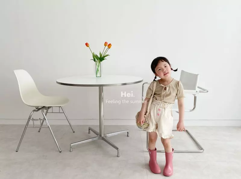 Hei - Korean Children Fashion - #designkidswear - Heart Frill Pants - 3