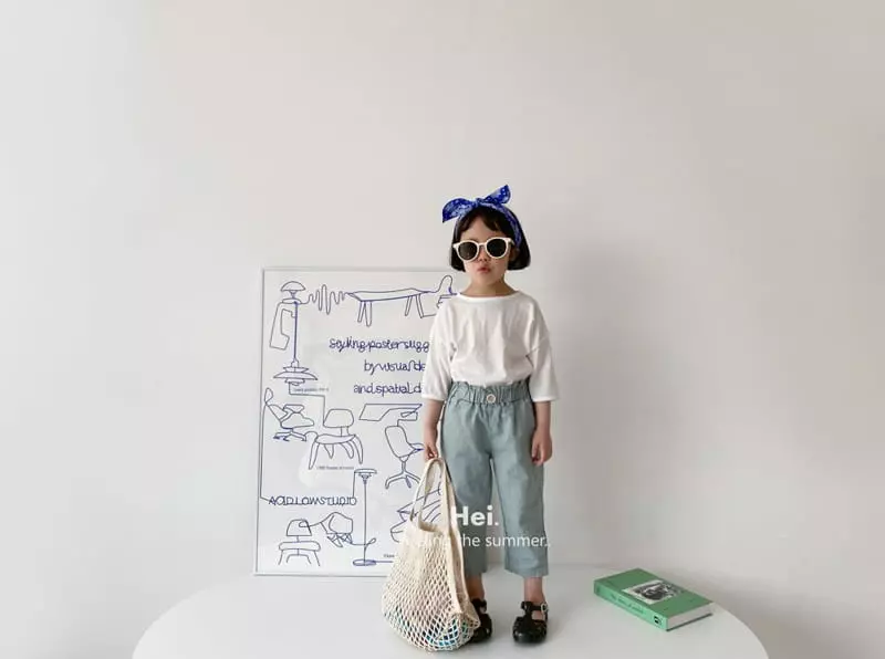 Hei - Korean Children Fashion - #designkidswear - Linen Hoodle Pants