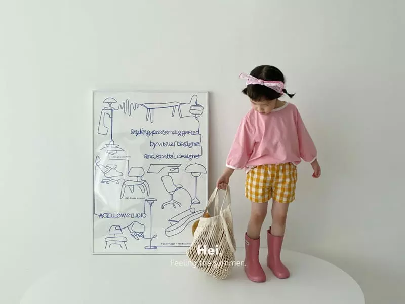Hei - Korean Children Fashion - #discoveringself - Color Piping Tee - 8