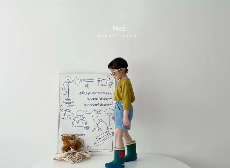 Hei - Korean Children Fashion - #fashionkids - Summer Capri Tee - 8