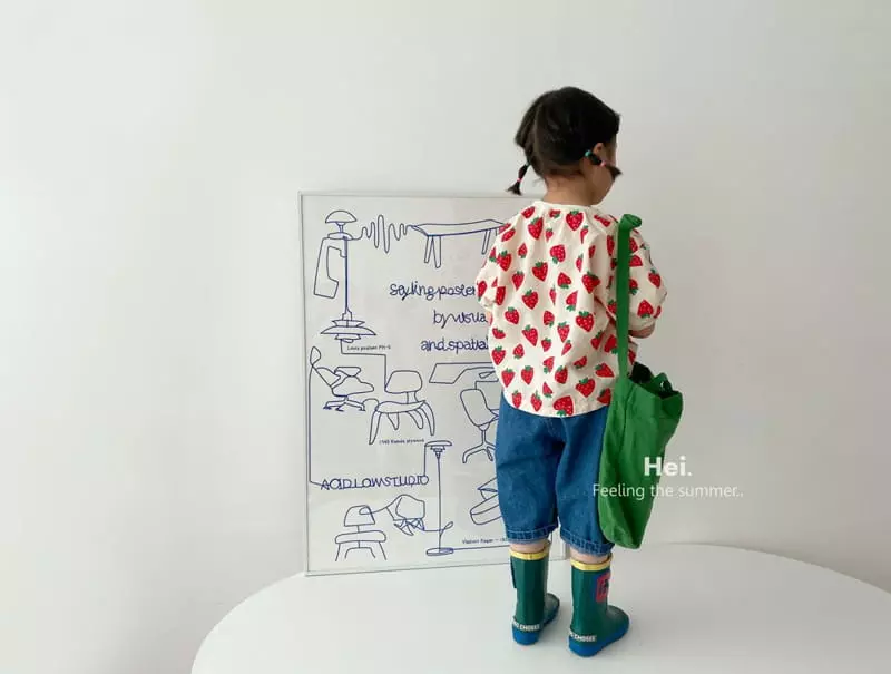 Hei - Korean Children Fashion - #fashionkids - Patch Jeans - 2