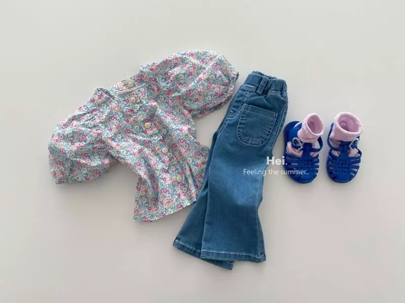 Hei - Korean Children Fashion - #kidsstore - Bootscut Jeans - 6