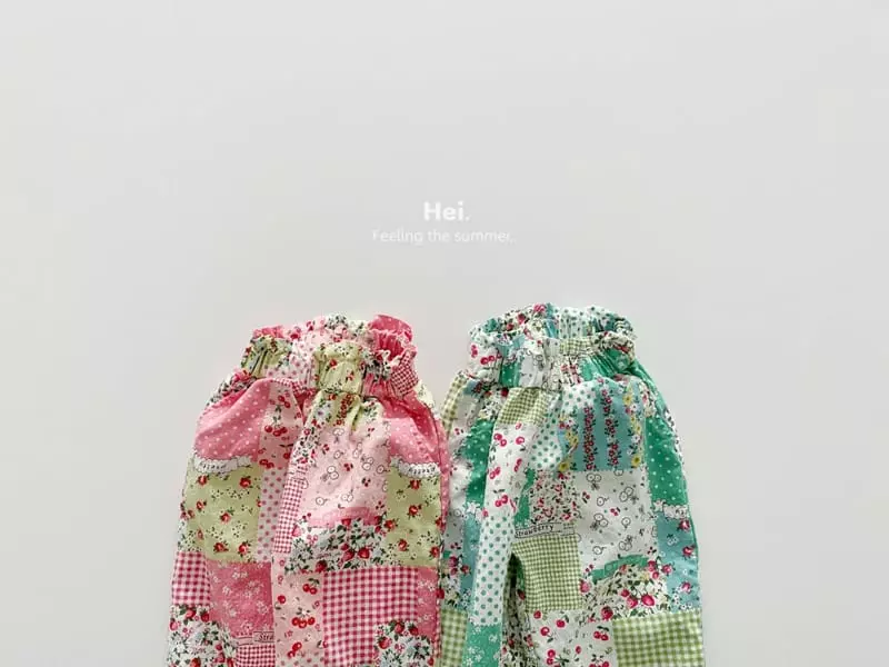 Hei - Korean Children Fashion - #kidsstore - Quilt Linen Pants - 3