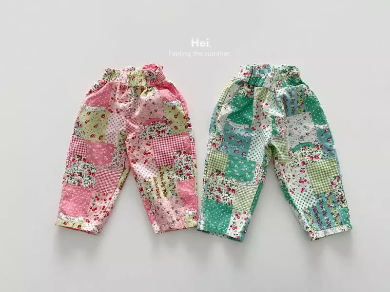 Hei - Korean Children Fashion - #kidsstore - Quilt Linen Pants - 4