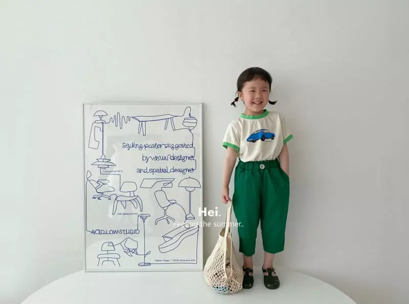 Hei - Korean Children Fashion - #littlefashionista - Car Tee - 3