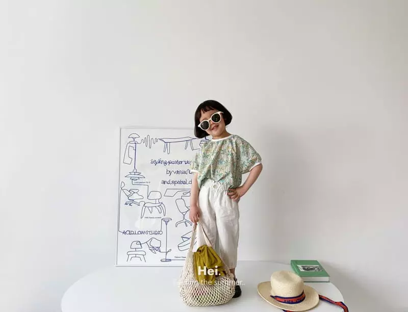 Hei - Korean Children Fashion - #magicofchildhood - Linen Hoodle Pants - 9