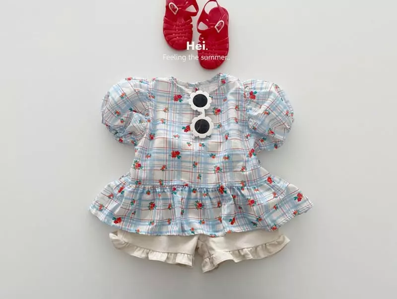 Hei - Korean Children Fashion - #minifashionista - Flower Blouse - 3
