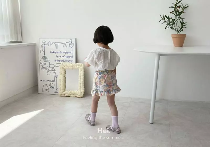 Hei - Korean Children Fashion - #minifashionista - White Blouse - 2