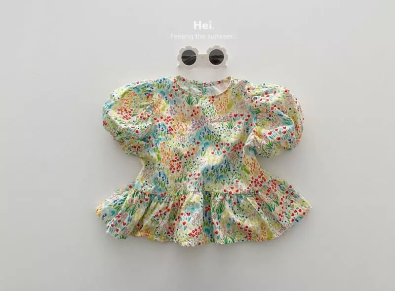 Hei - Korean Children Fashion - #minifashionista - Flower Blouse - 4
