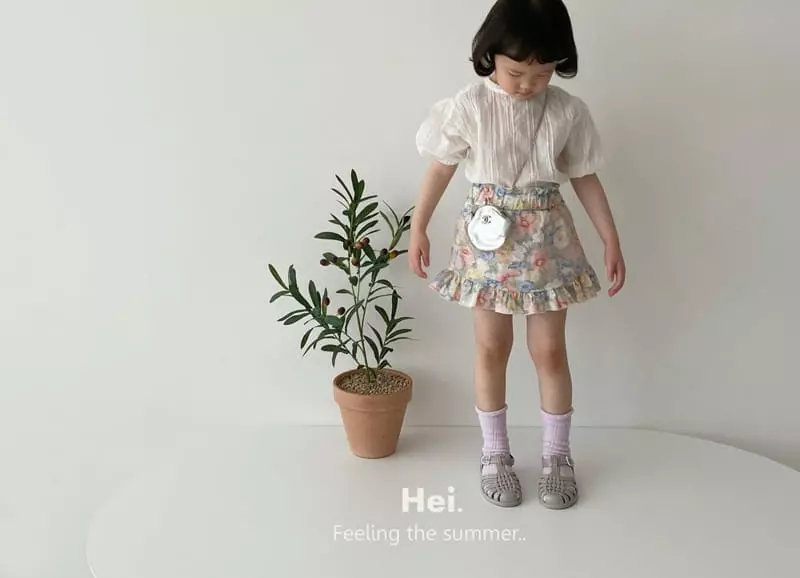 Hei - Korean Children Fashion - #prettylittlegirls - White Blouse - 3
