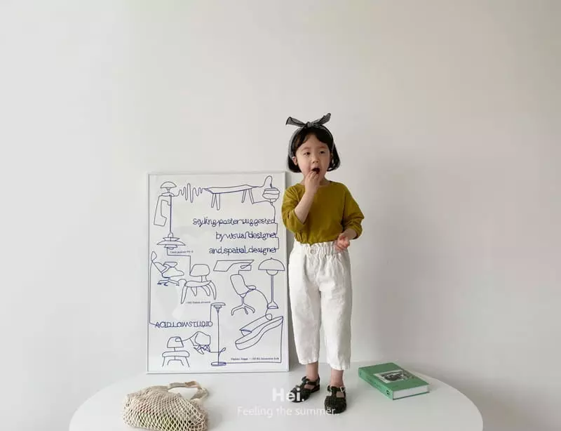 Hei - Korean Children Fashion - #todddlerfashion - Summer Capri Tee