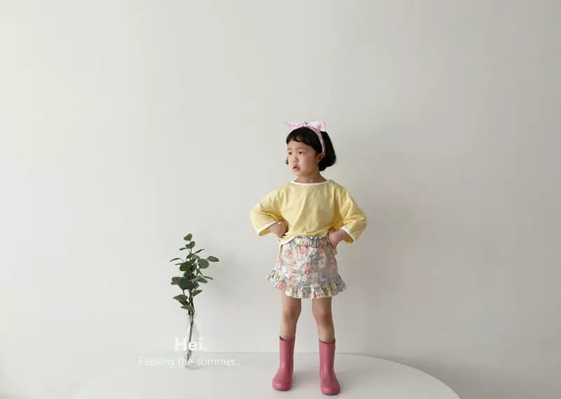 Hei - Korean Children Fashion - #toddlerclothing - Color Piping Tee - 3