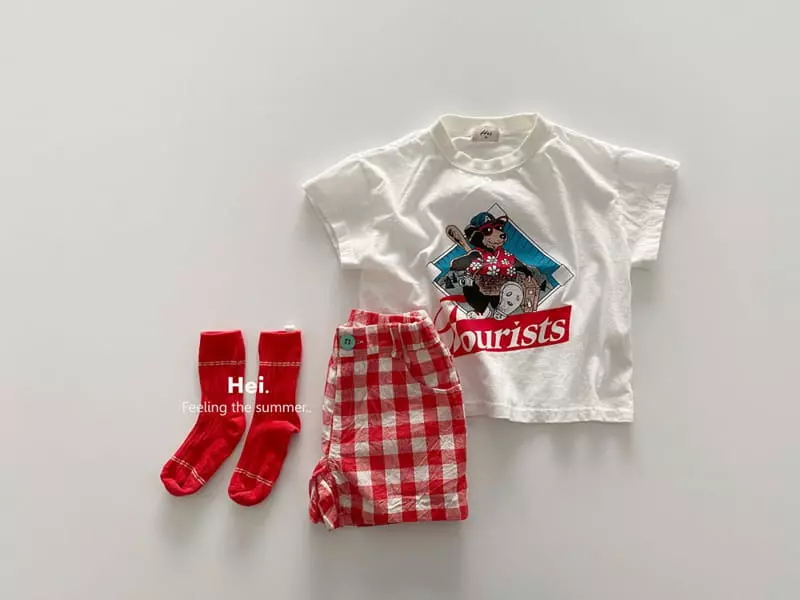 Hei - Korean Children Fashion - #toddlerclothing - Travel Tee