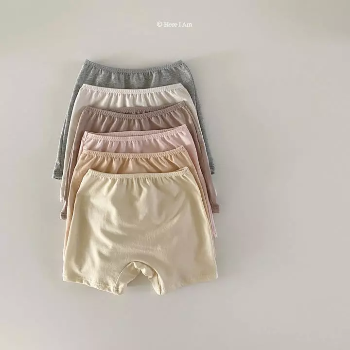 Here I Am - Korean Children Fashion - #Kfashion4kids - Plain Drawers 2 in 1 - 2