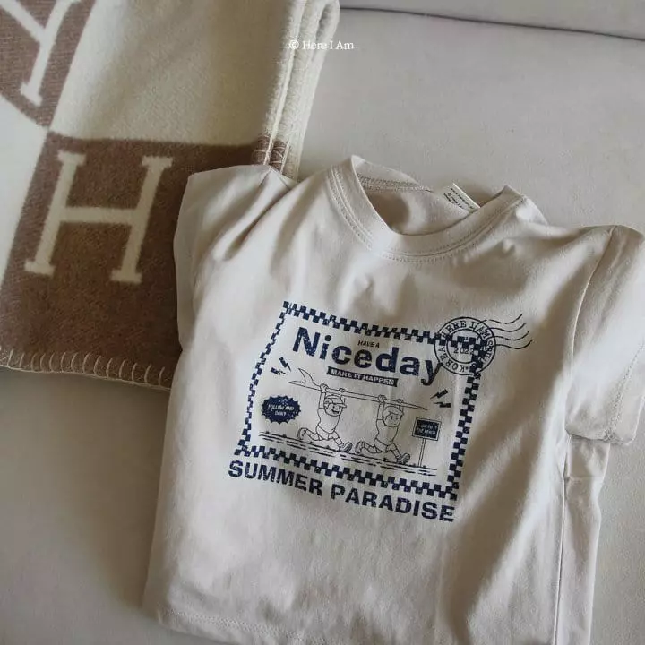 Here I Am - Korean Children Fashion - #childofig - Stemp Tee - 2