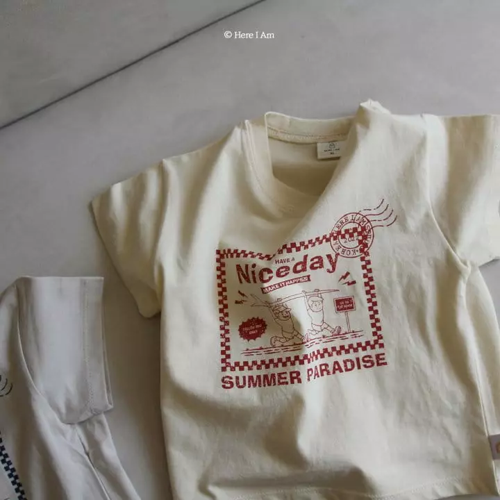 Here I Am - Korean Children Fashion - #childofig - Stemp Tee - 3